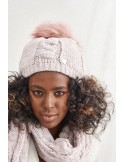 Winter powder set, hat and scarf C40 - Online store - Boutique